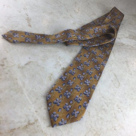 VILLA BOLGHERI Italian SILK TIE - Picture 7 of 11